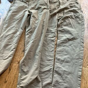 Under Armour Boys Dress Pants Youth Medium Khaki Adjustable Waist  Lot Uniform M